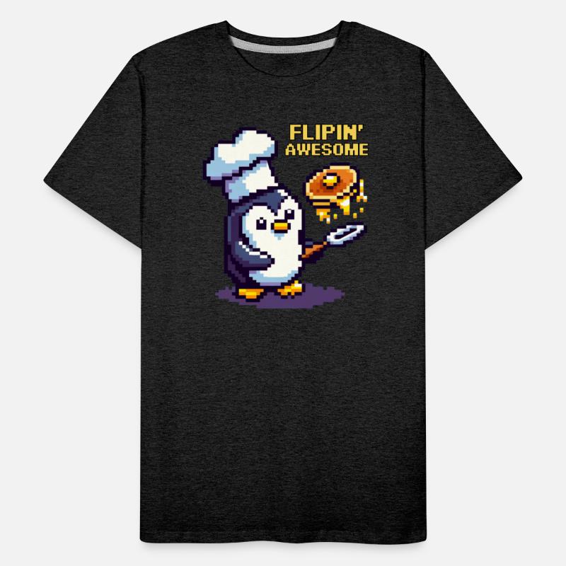Flippin' Awesome Chef Penguin 8-Bit Culinary