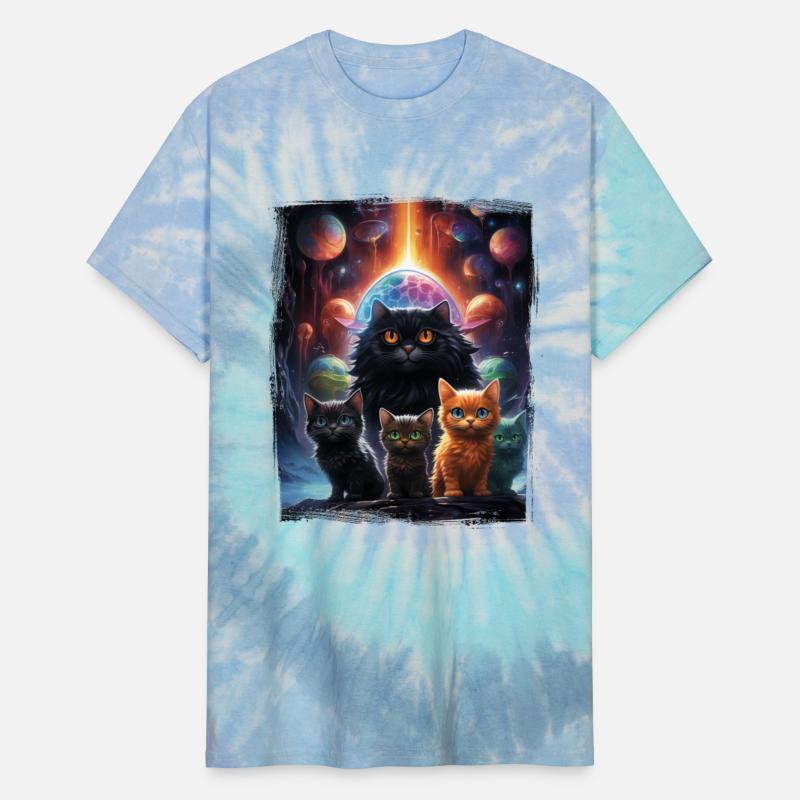 Fluffy Kitten Planet Decors Feline Animal Alien
