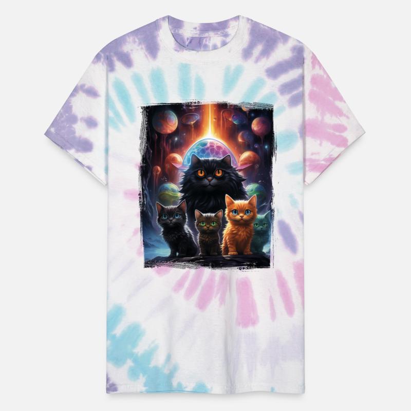 Fluffy Kitten Planet Decors Feline Animal Alien