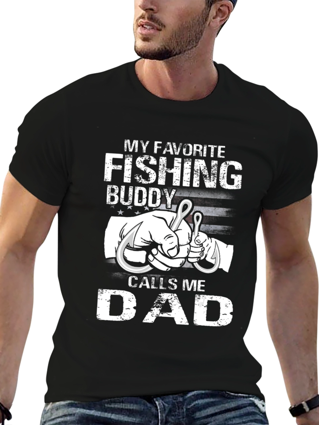 Fishing Buddy Dad T-Shirt