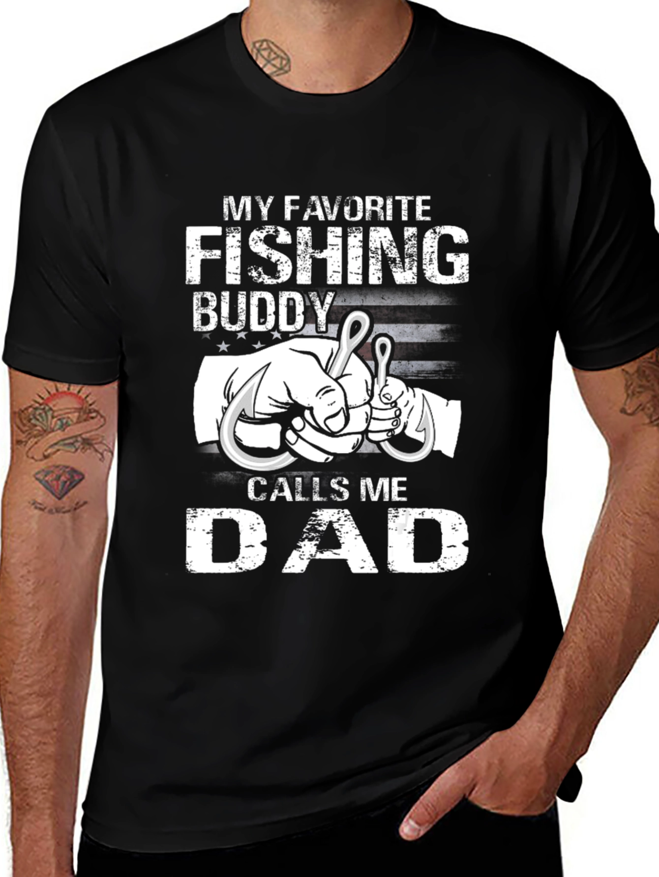 Fishing Buddy Dad T-Shirt