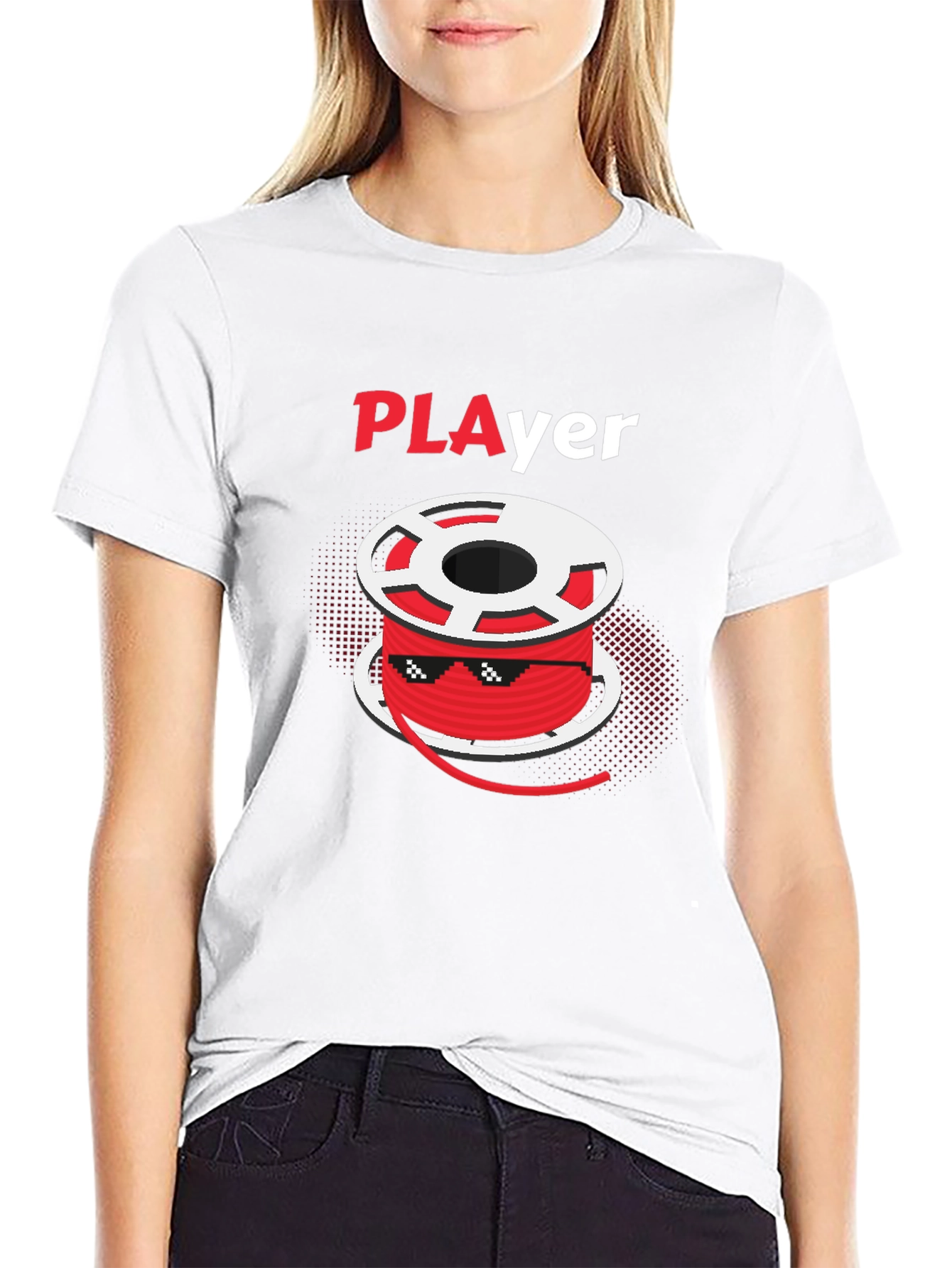 Cool Poker Player T-Shirt - Black Cotton Graphic Tee