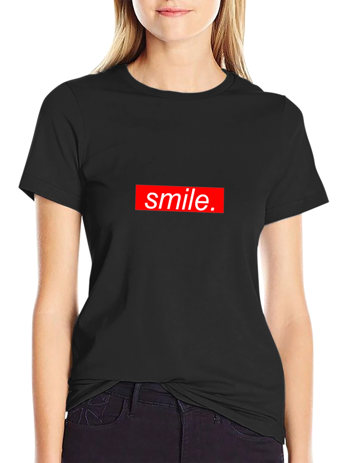 Smile Graphic Tee - Trendy Streetwear