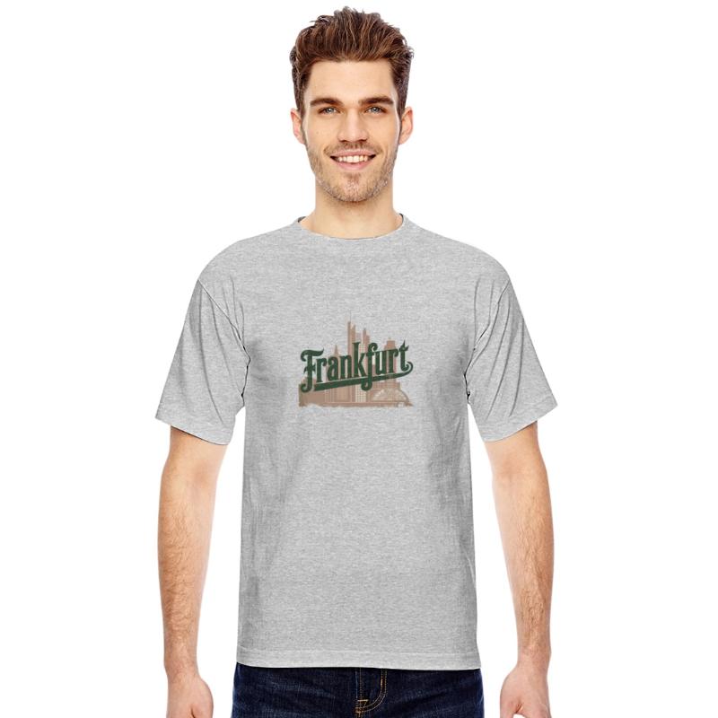 Frankfurt Skyline Urban Charm Graphic with