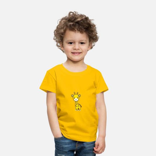 Friendly Stick Figure Giraffe