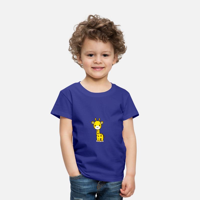 Friendly Stick Figure Giraffe