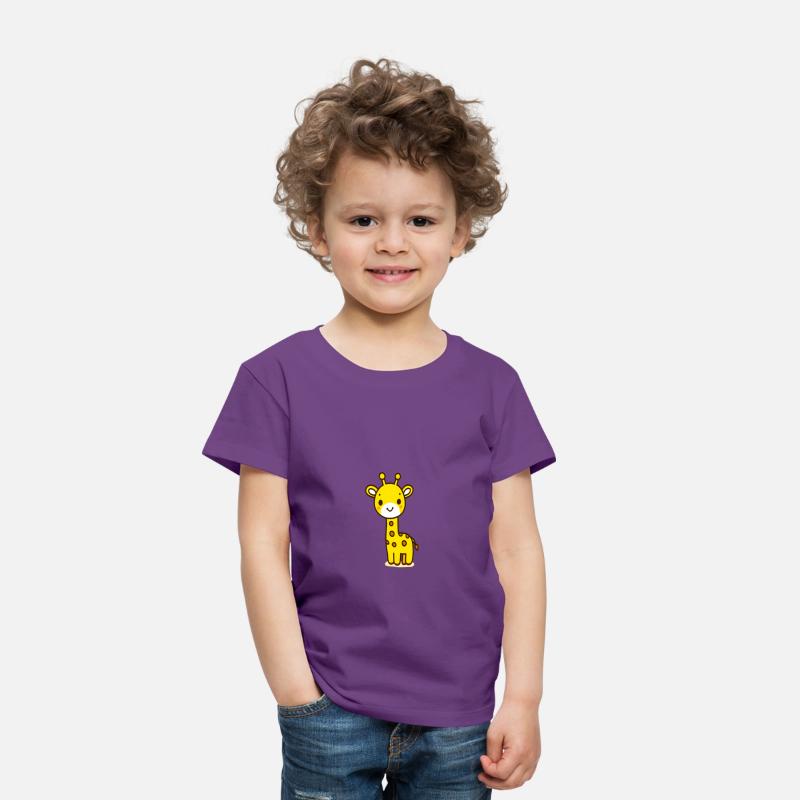 Friendly Stick Figure Giraffe