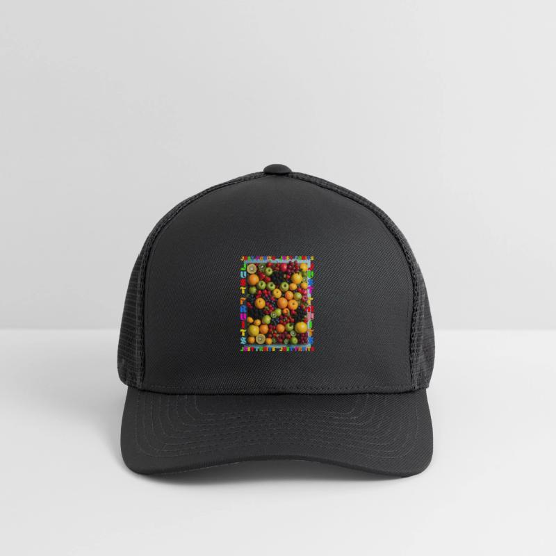 Fruit design with a colorful frame