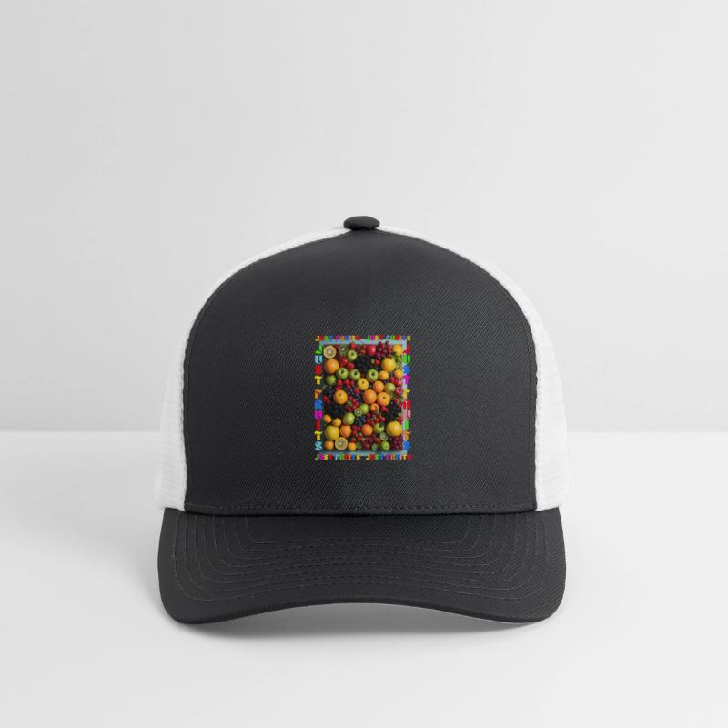 Fruit design with a colorful frame