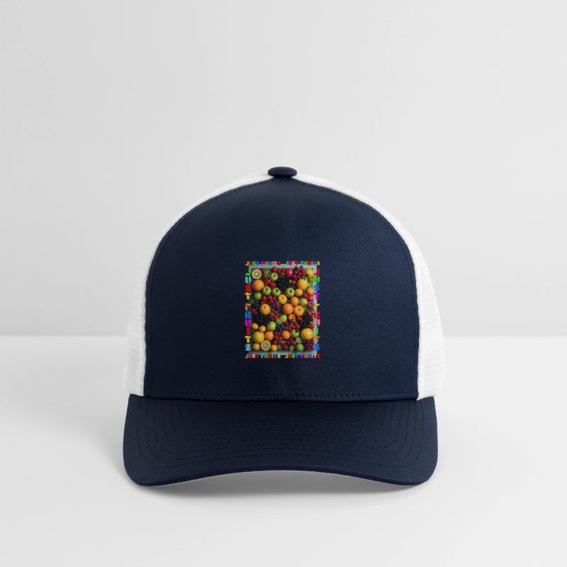 Fruit design with a colorful frame
