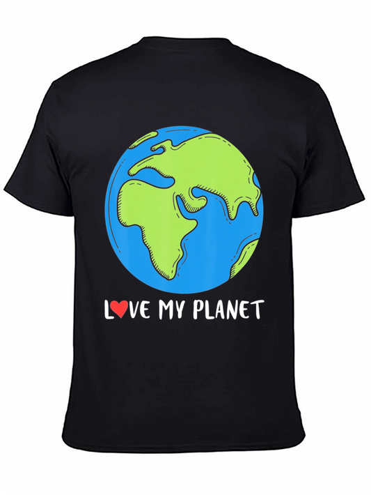 Love My Planet Earth T-Shirt - Environmental Awareness Tee