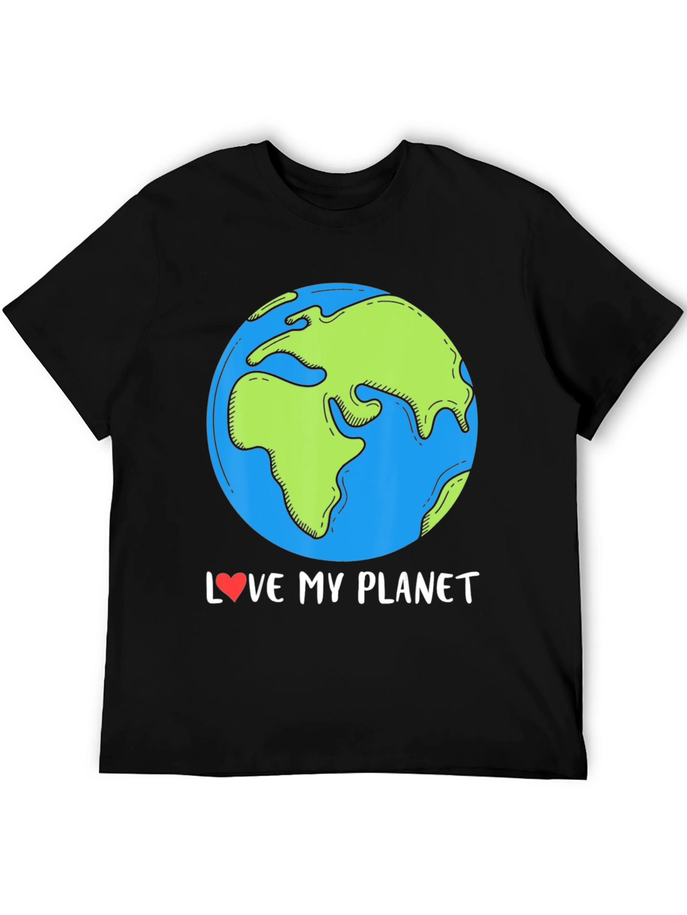Love My Planet Earth T-Shirt - Environmental Awareness Tee