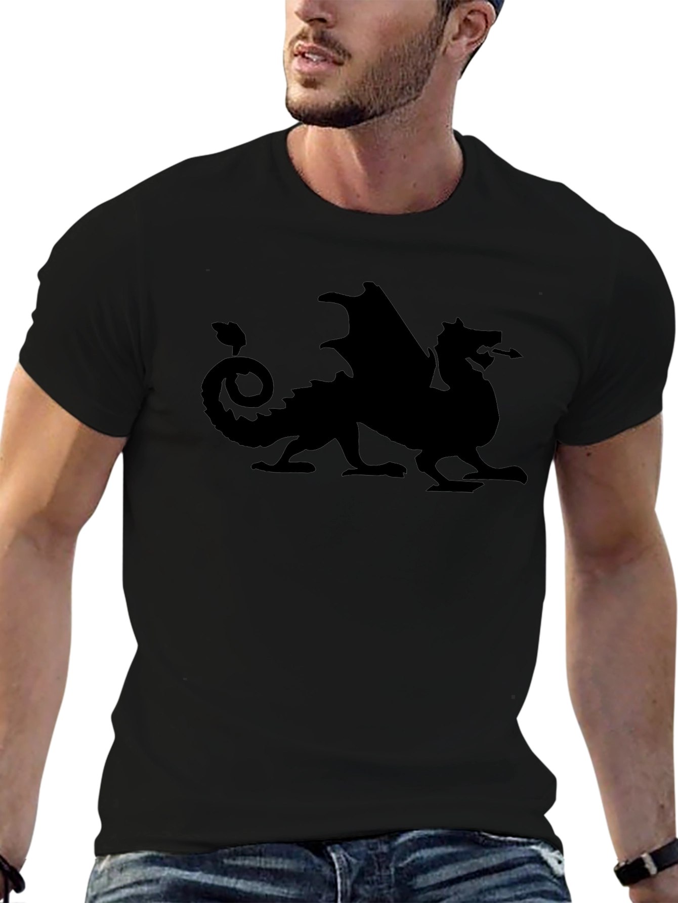 Dragon Silhouette Graphic Tee