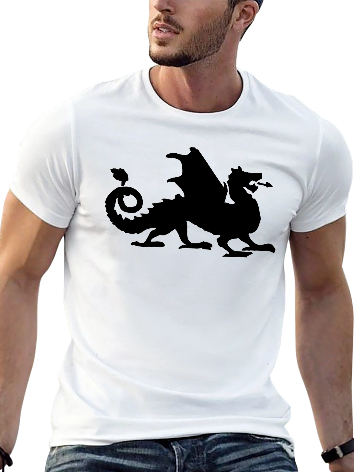Dragon Silhouette Graphic Tee