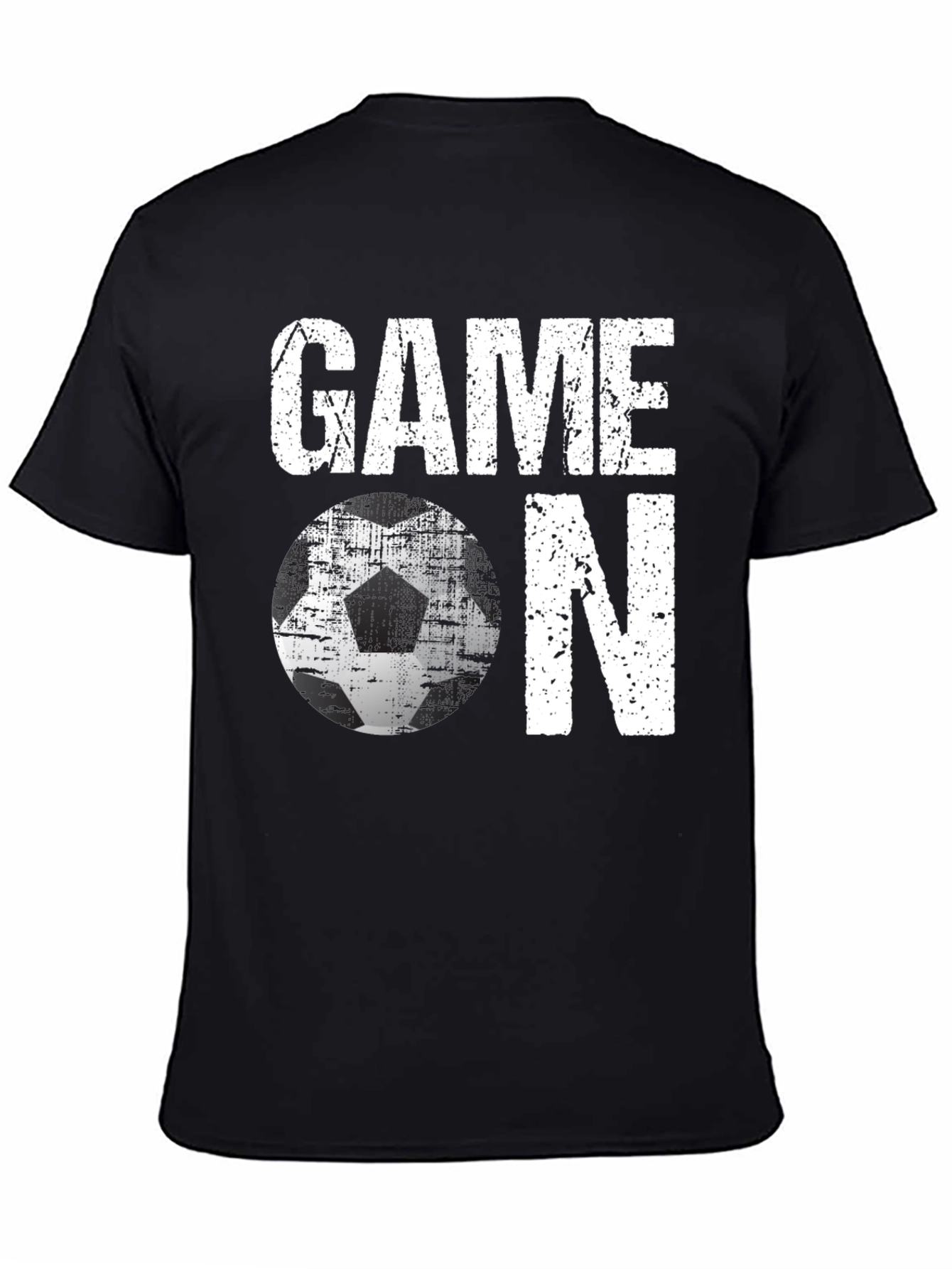 Game On Soccer T-Shirt - Distressed Graphic Tee