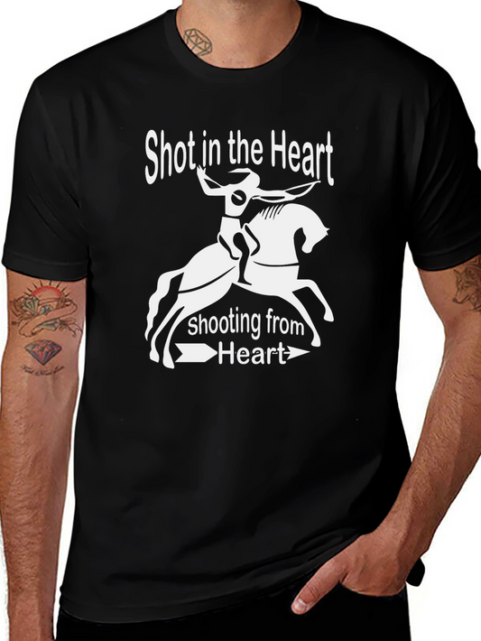 Shot in the Heart Graphic T-Shirt