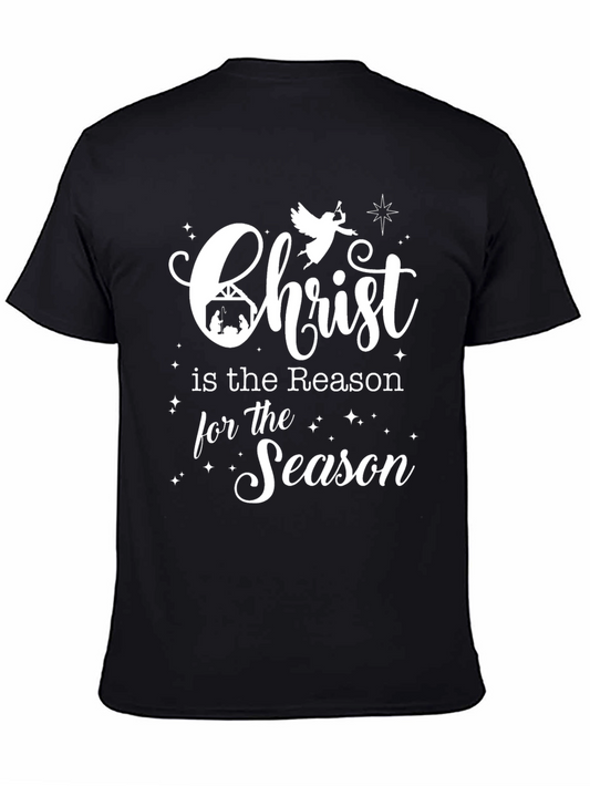 Christ is the Reason for the Season Black T-Shirt