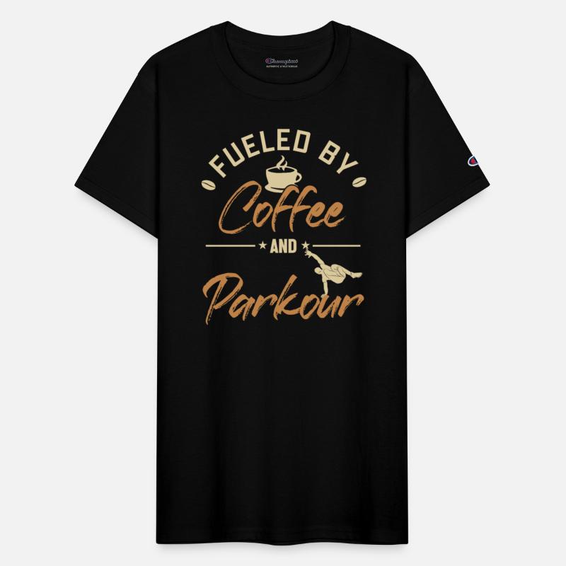 Fueled by Coffee and Parkour Training Wall Run