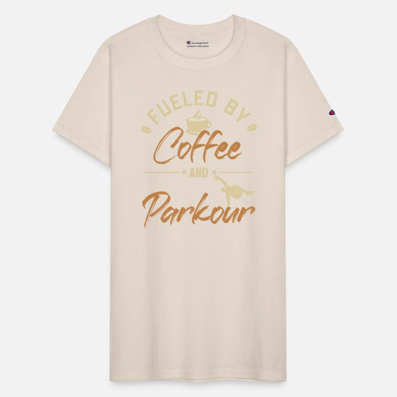 Fueled by Coffee and Parkour Training Wall Run