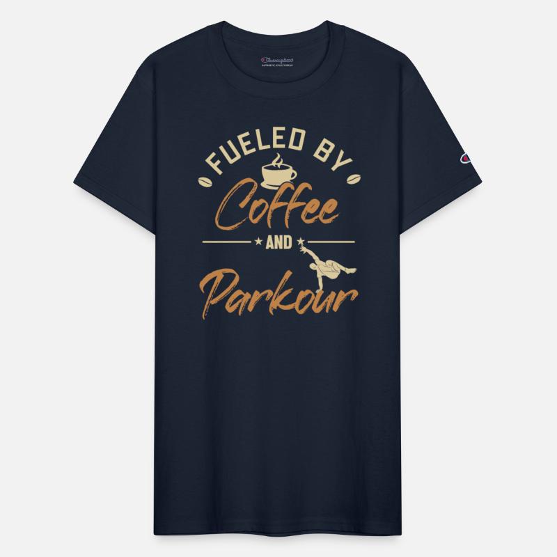 Fueled by Coffee and Parkour Training Wall Run
