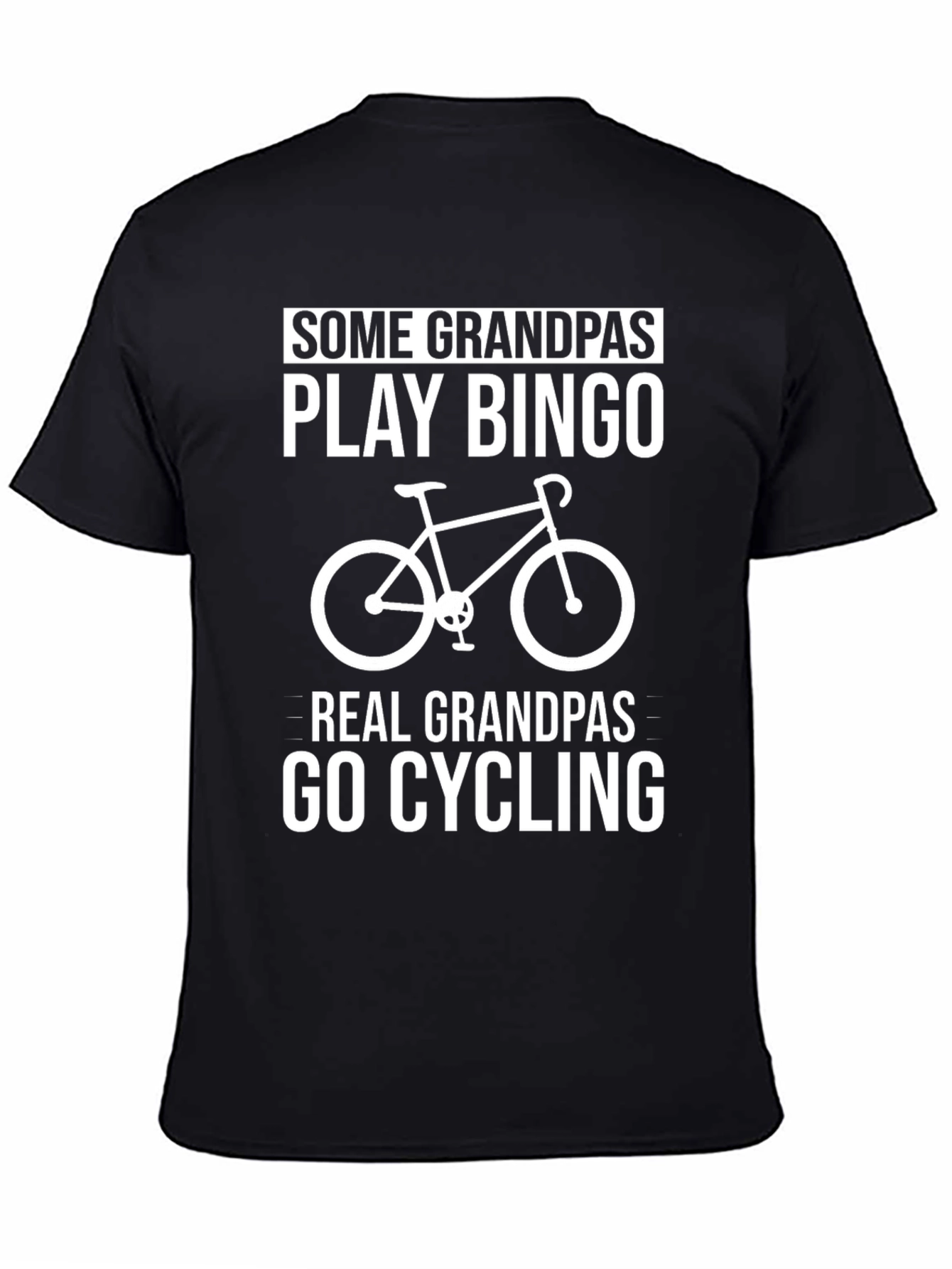 Grandpa Cycling T-Shirt - Play Bingo or Ride!