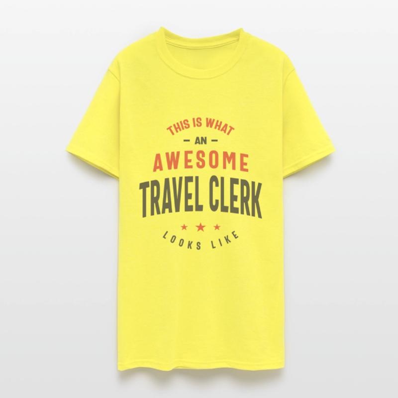 Funny Awesome Travel Clerk Job Occupation