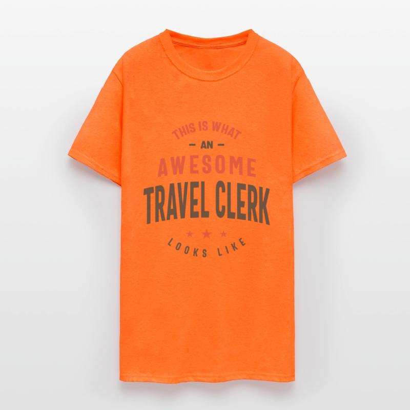 Funny Awesome Travel Clerk Job Occupation