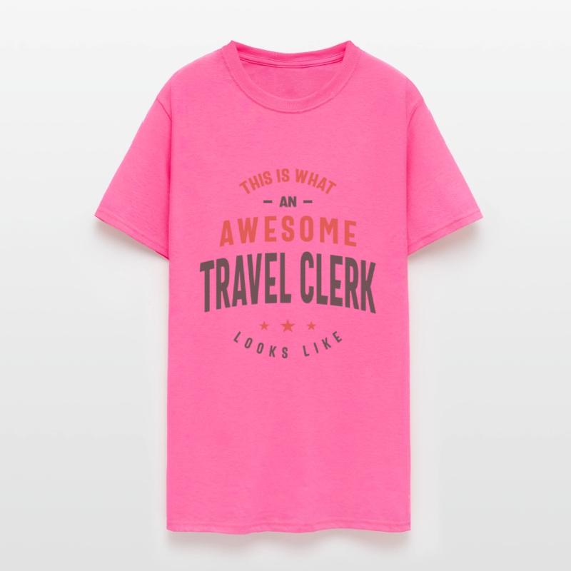 Funny Awesome Travel Clerk Job Occupation