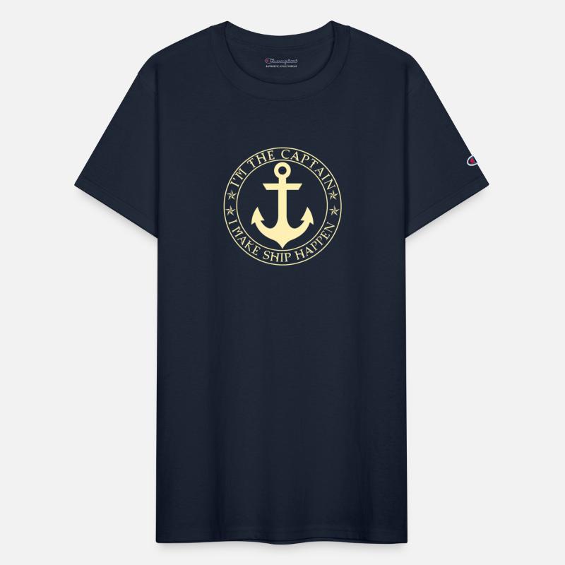 Funny Boat I'm The Captain I Make Ship Happen