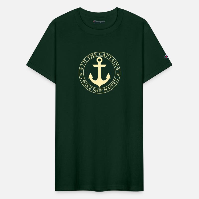 Funny Boat I'm The Captain I Make Ship Happen