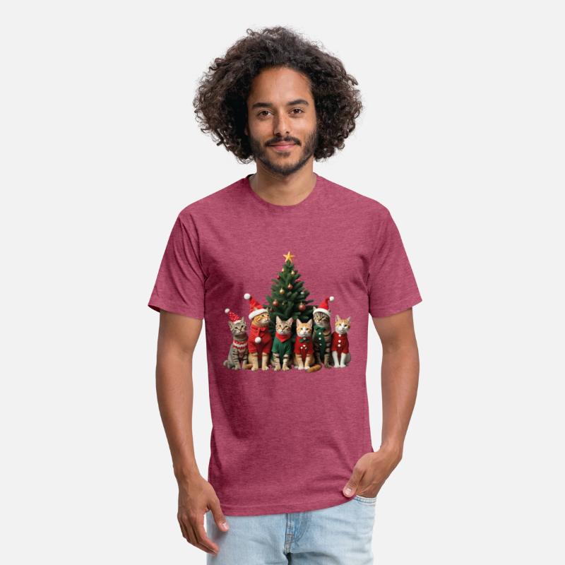 Funny cat Christmas Lights Cute Animal Holiday