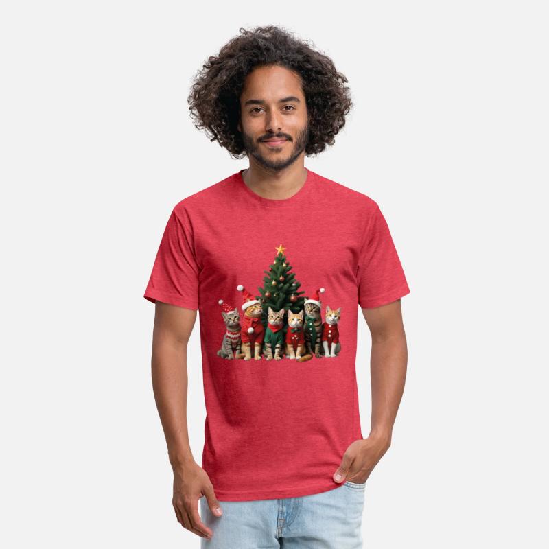 Funny cat Christmas Lights Cute Animal Holiday