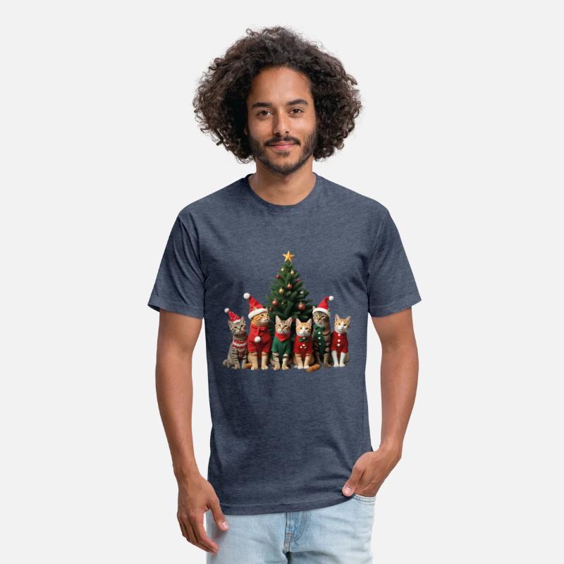 Funny cat Christmas Lights Cute Animal Holiday