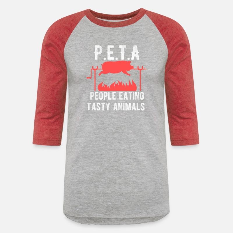 Funny P E T A People Eating Tasty Animals Design