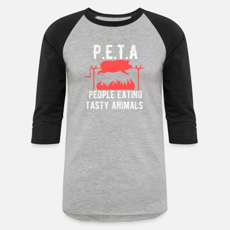Funny P E T A People Eating Tasty Animals Design