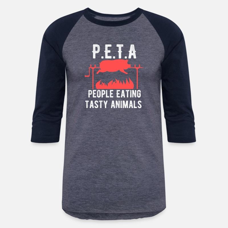 Funny P E T A People Eating Tasty Animals Design