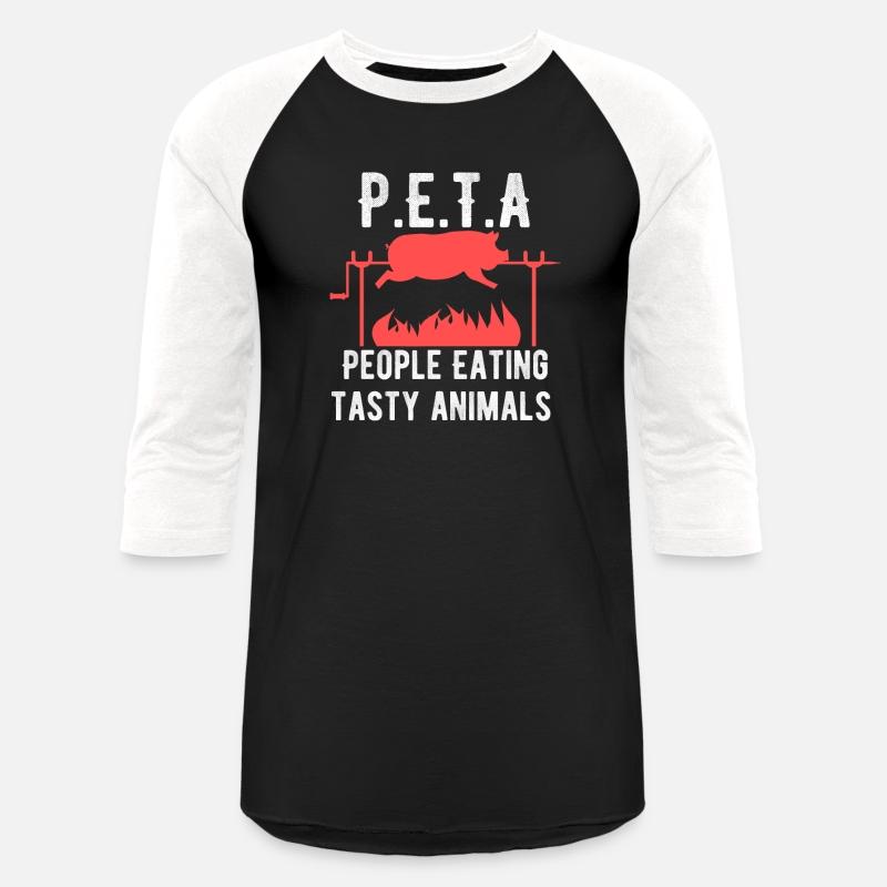 Funny P E T A People Eating Tasty Animals Design