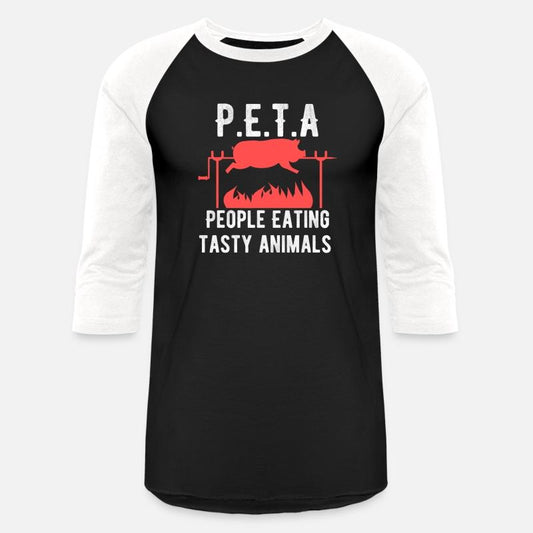 Funny P E T A People Eating Tasty Animals Design