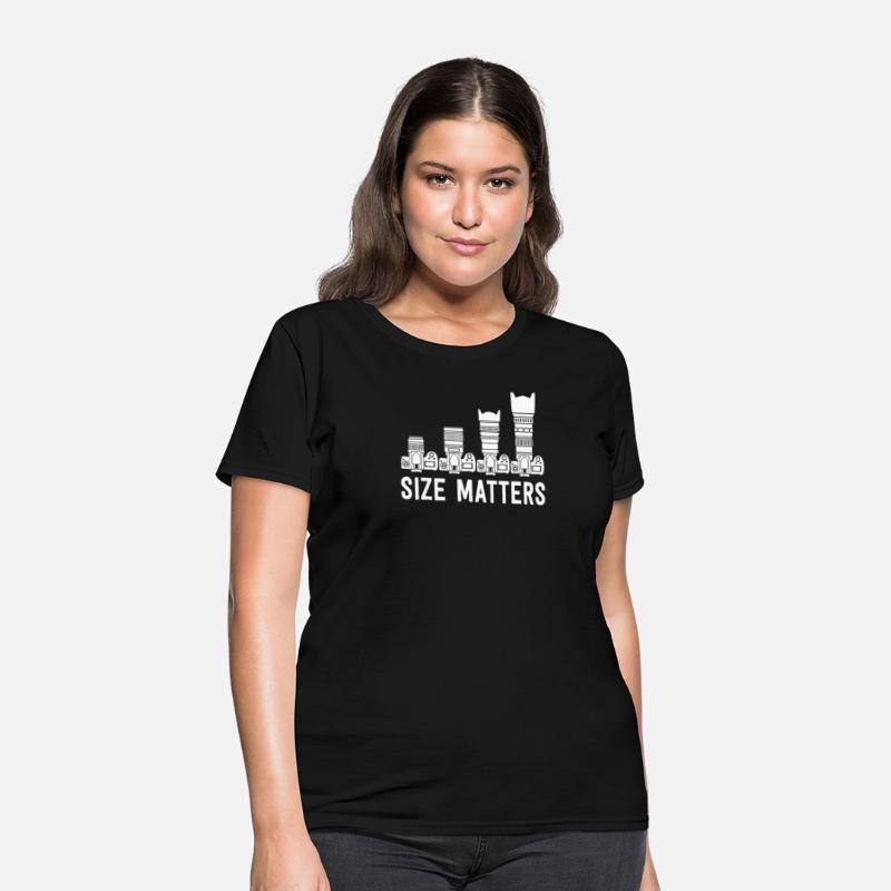Funny Photography T Shirt Lens Size Matters