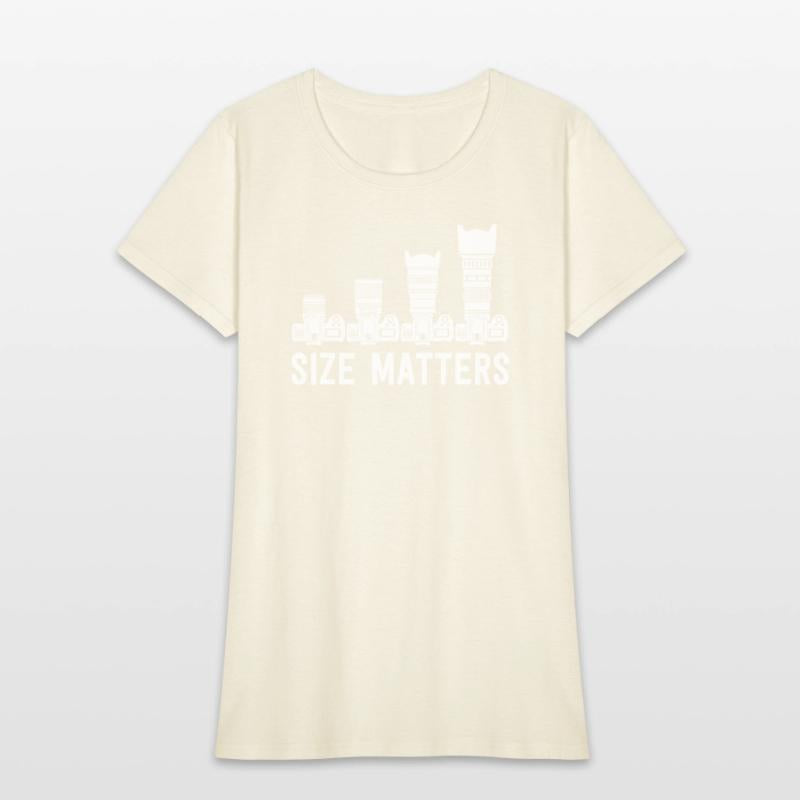 Funny Photography T Shirt Lens Size Matters