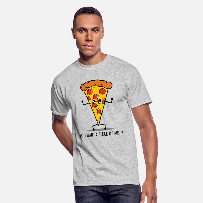 Funny Pizza Fast Food Angry Humorous