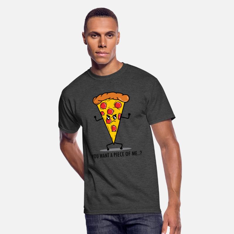 Funny Pizza Fast Food Angry Humorous