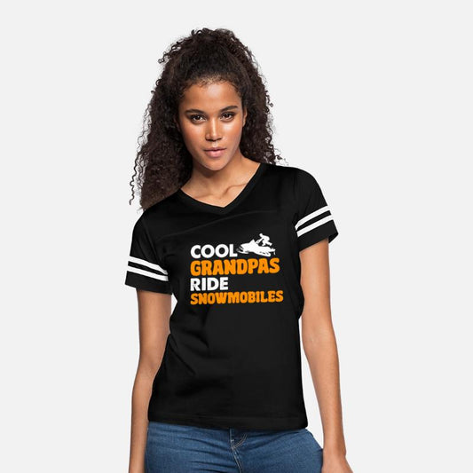 Funny Snowmobile Grandpa Mens Snowmobiling Rider