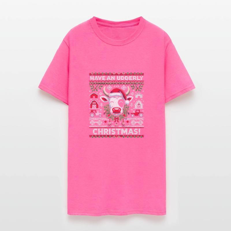 Funny Ugly Christmas Cow Holiday Design