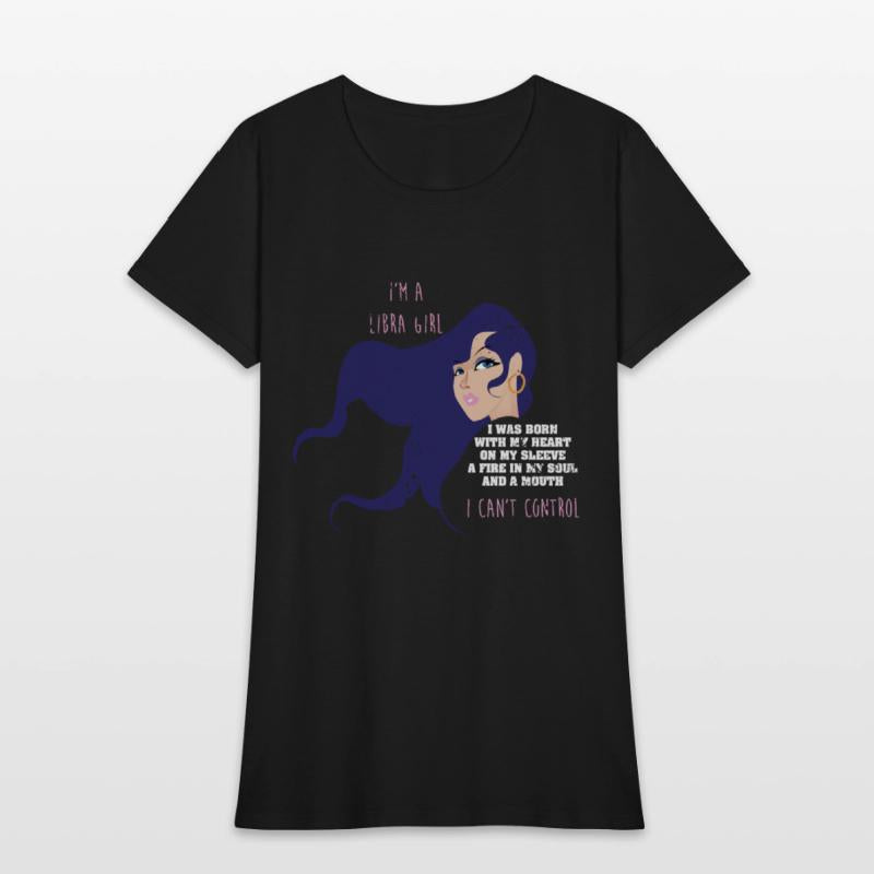 Funny Zodiac Girls Birthday Libra Girl For Women