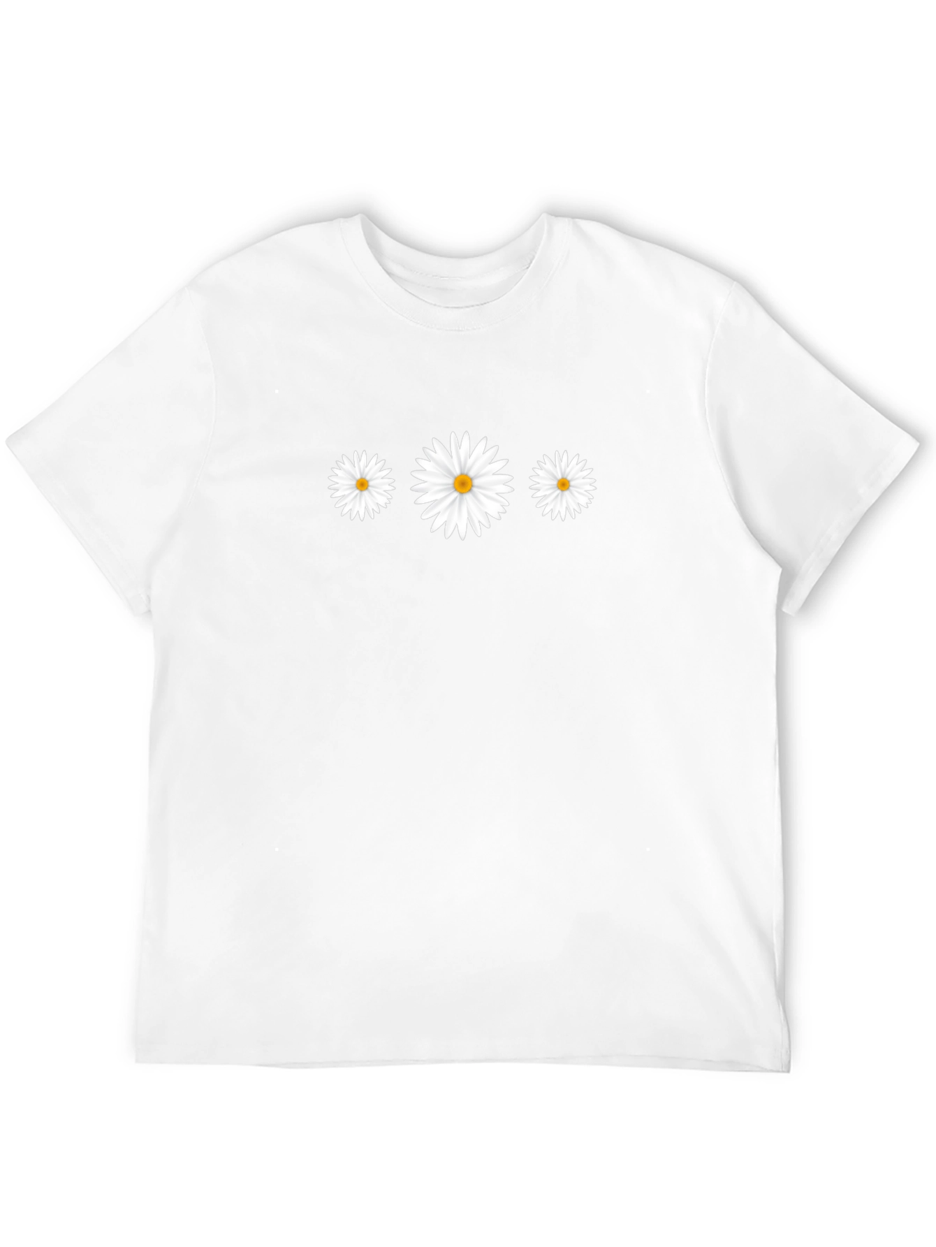 Daisy Trio Black Tee - Casual Comfort