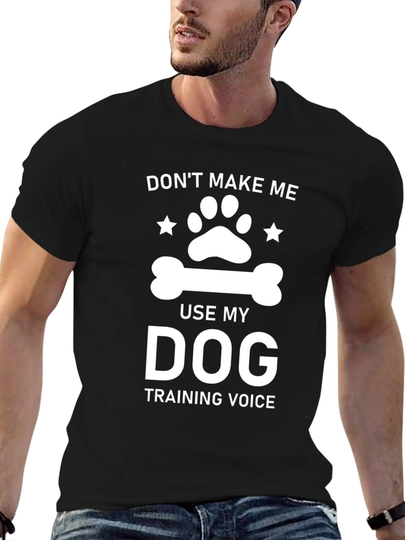 Dog Training Voice T-Shirt - Funny Pet Lover Tee