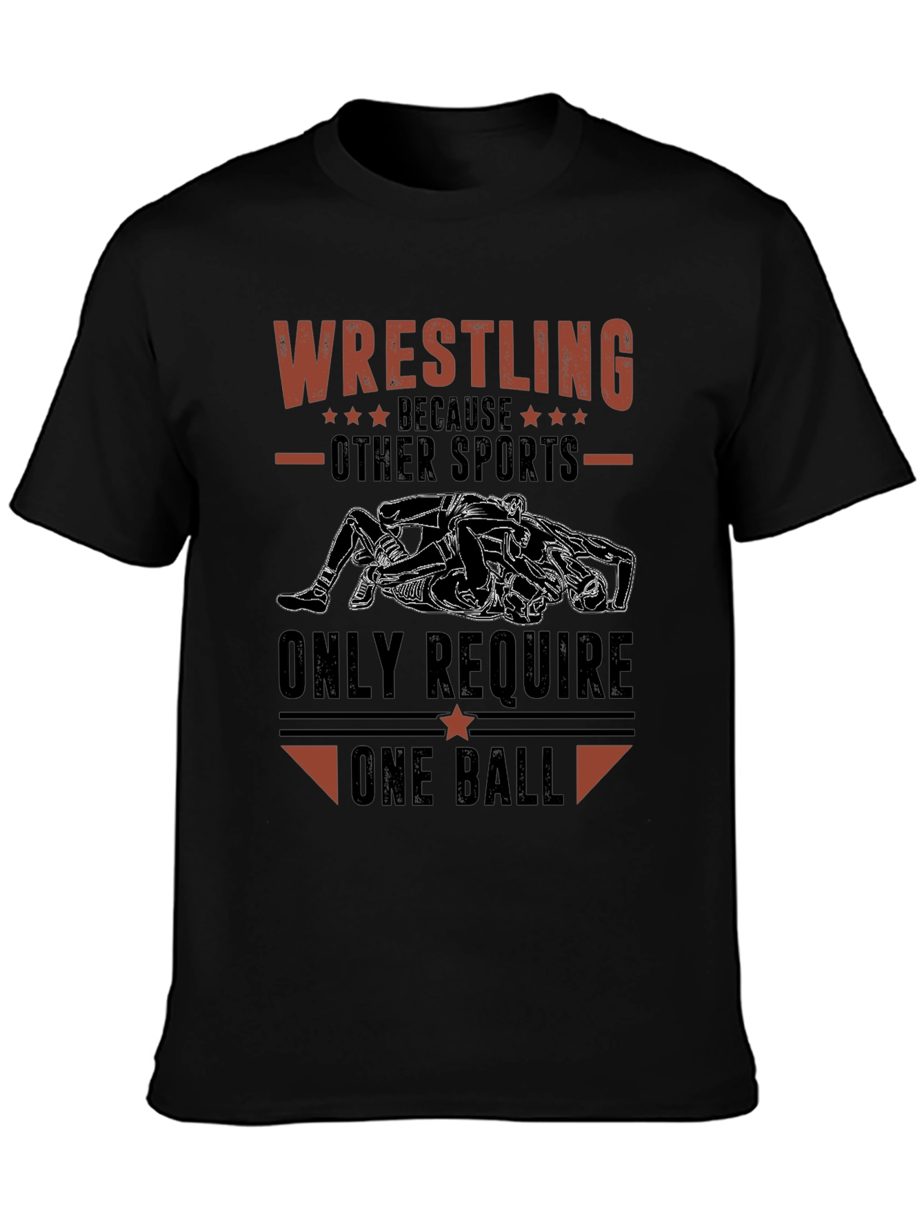 Wrestling One Ball Graphic Tee