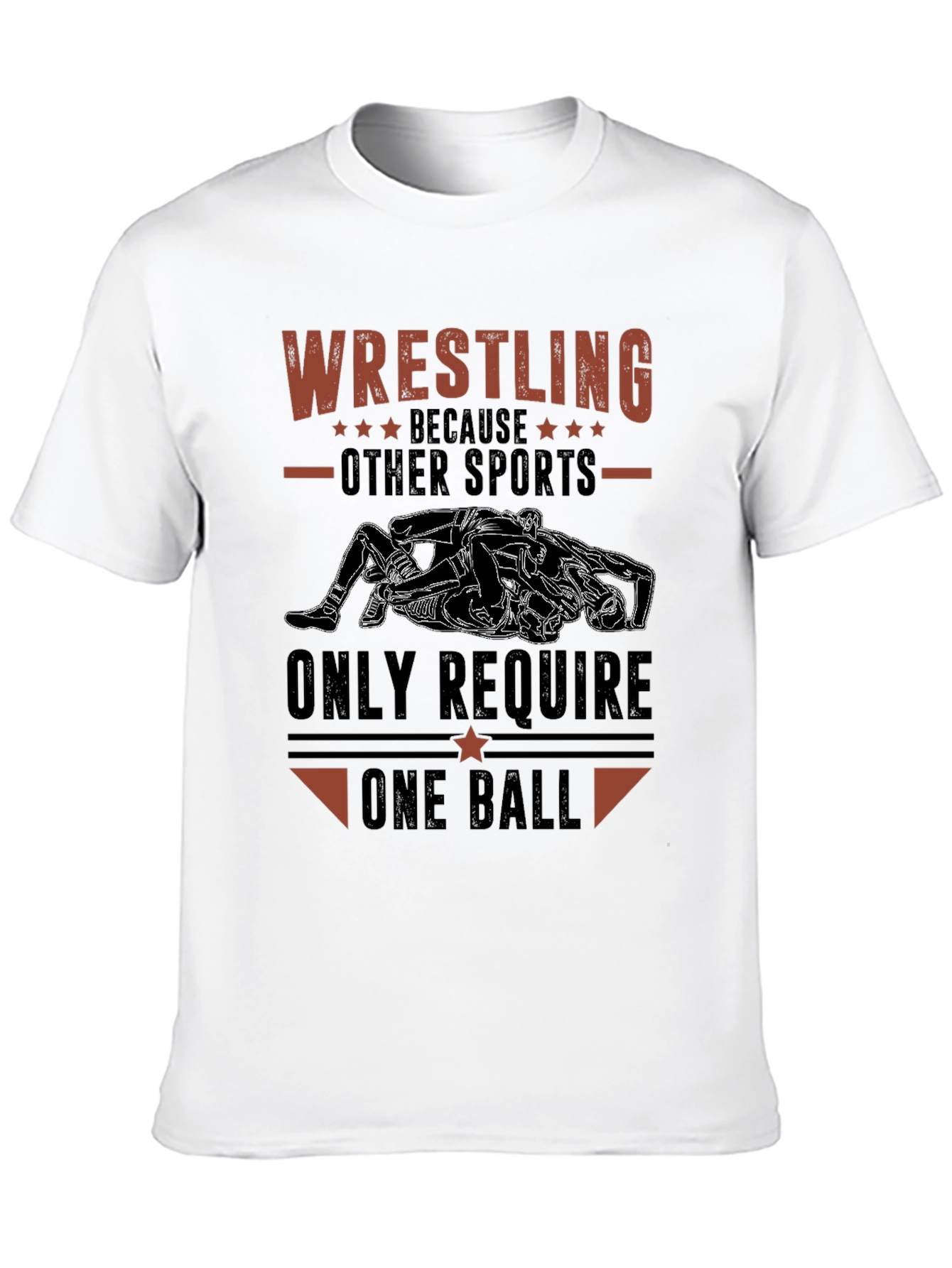 Wrestling One Ball Graphic Tee