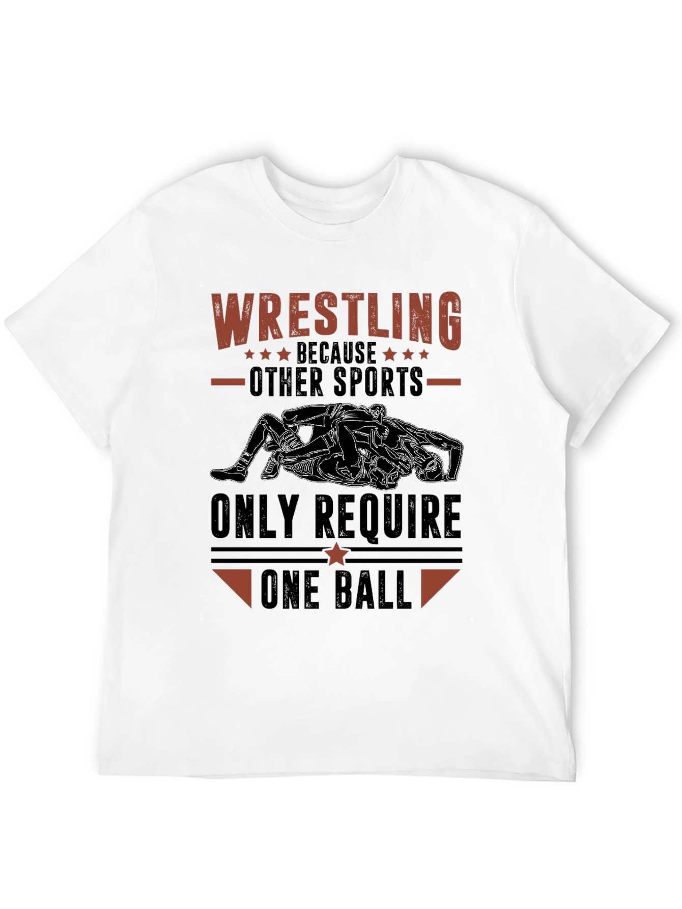 Wrestling One Ball Graphic Tee